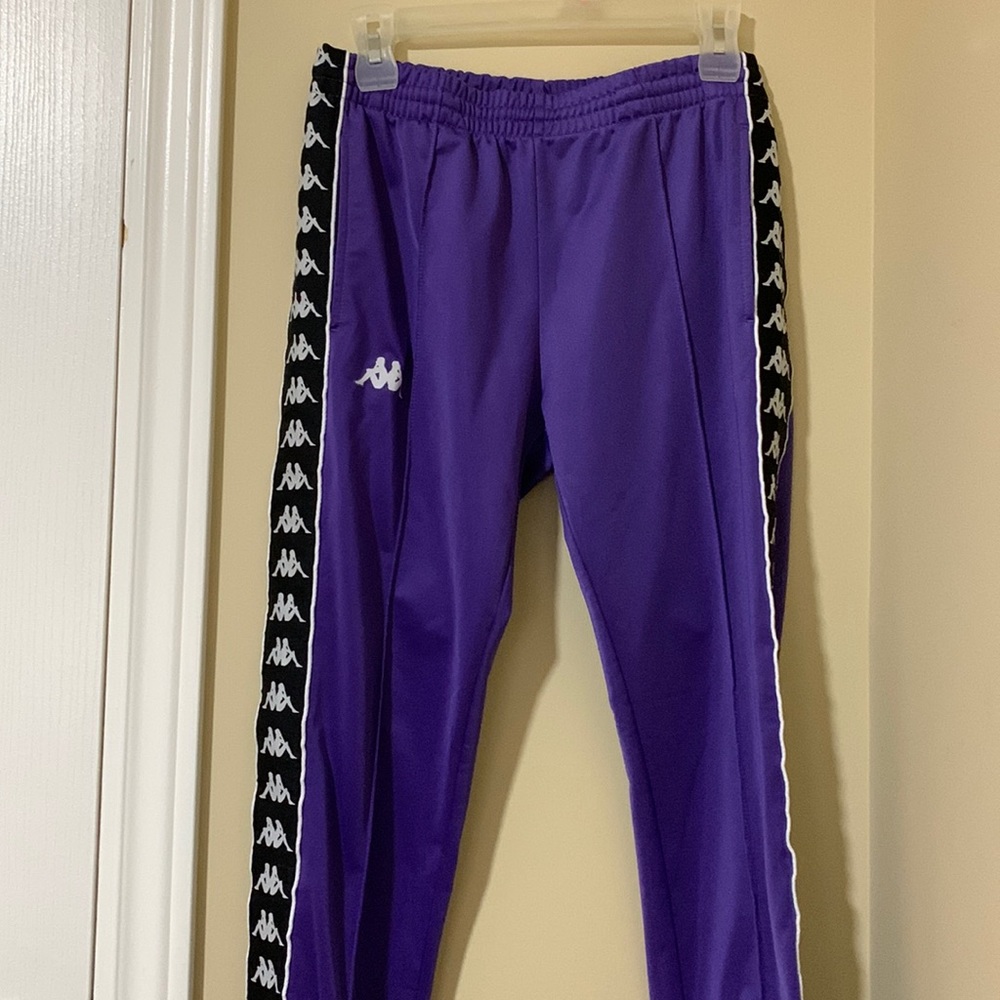 Purple Kappa Track Pants